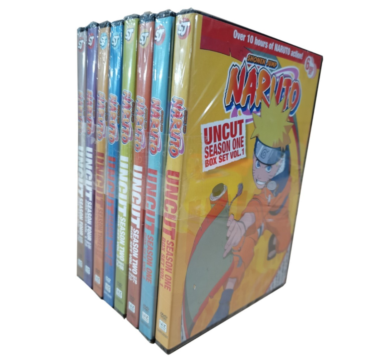 Naruto Uncut Complete All Seasons 1-4 (220 Episodes,48-Disc DVD Set) region 1 US Naruto Uncut Complete All Seasons 1-4 (220 Episodes,48-Disc DVD Set) region 1 US