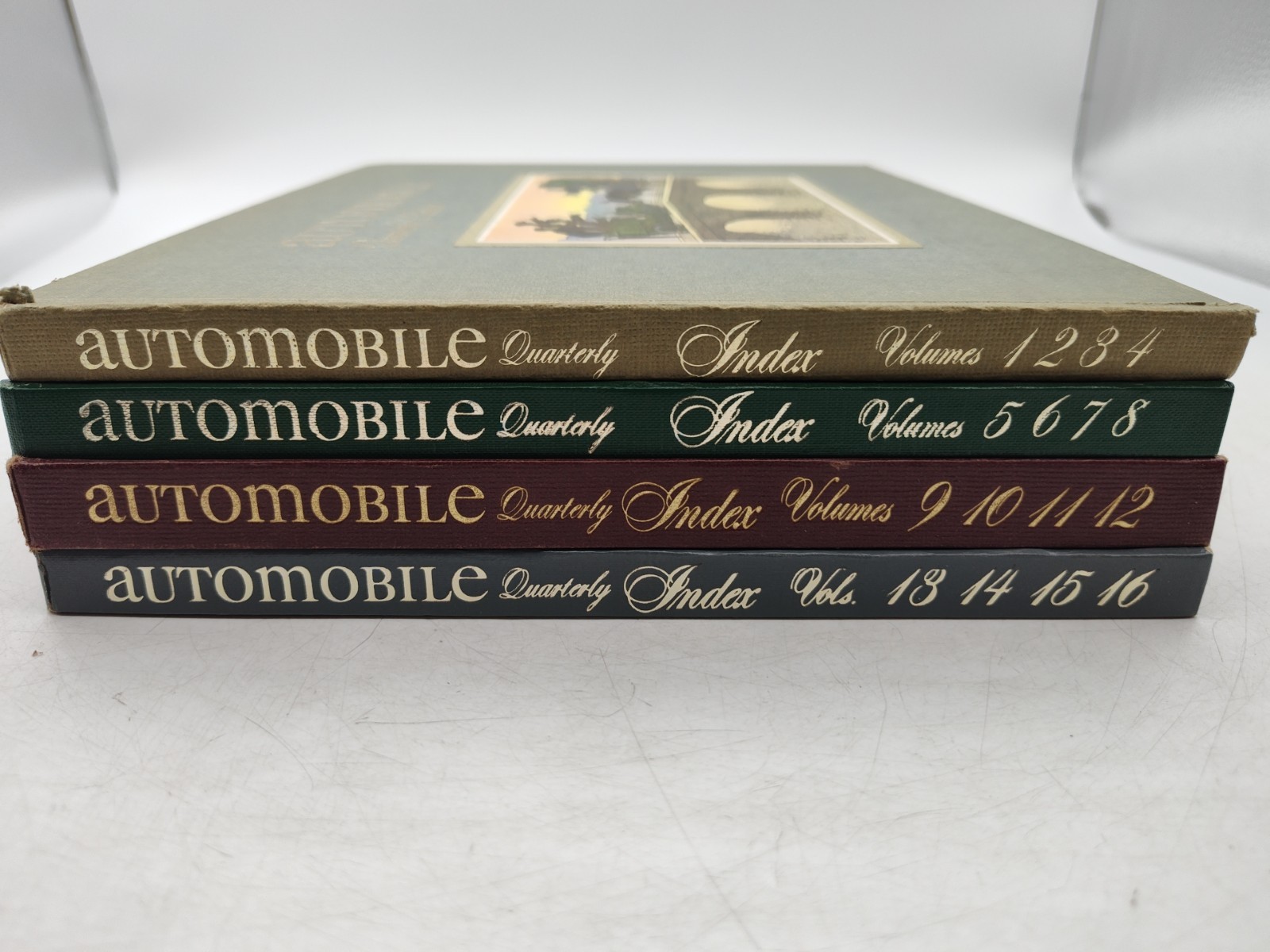 Automobile Quarterly-Cumulative INDEX- Volumes 1-16 (4 Book Lot) VERY NICE Automobile Quarterly-Cumulative INDEX- Volumes 1-16 (4 Book Lot) VERY NICE