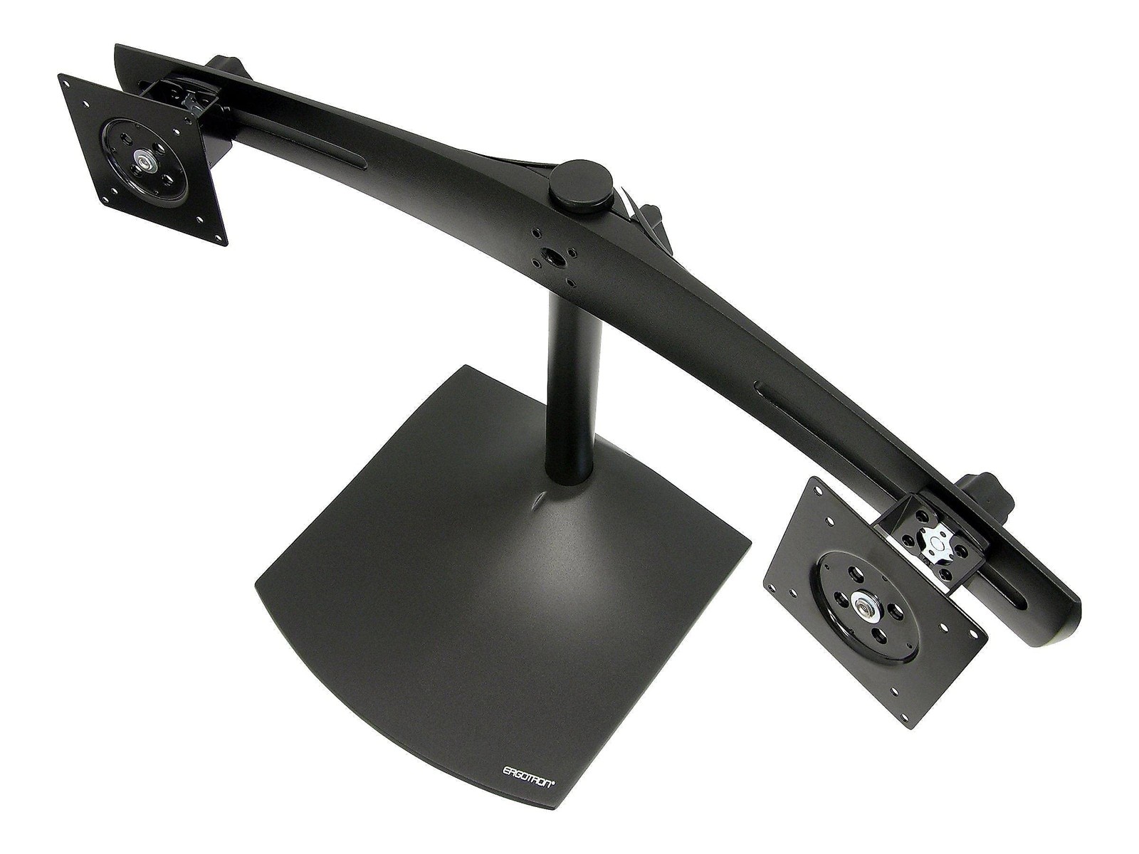 Ergotron DS100 Dual-Monitor Desk Stand Horizontal Black
