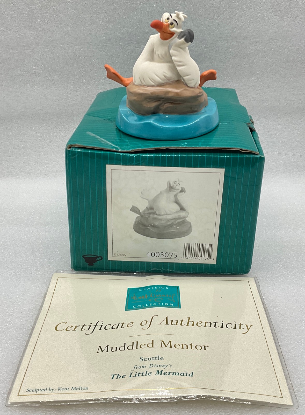 Disney WDCC 4003075 Scuttle The Little Mermaid Figurine - Damaged