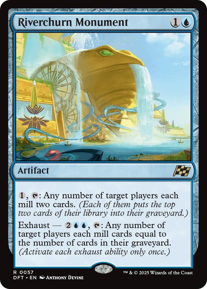 1x Riverchurn Monument - Aetherdrift Near Mint - MTG