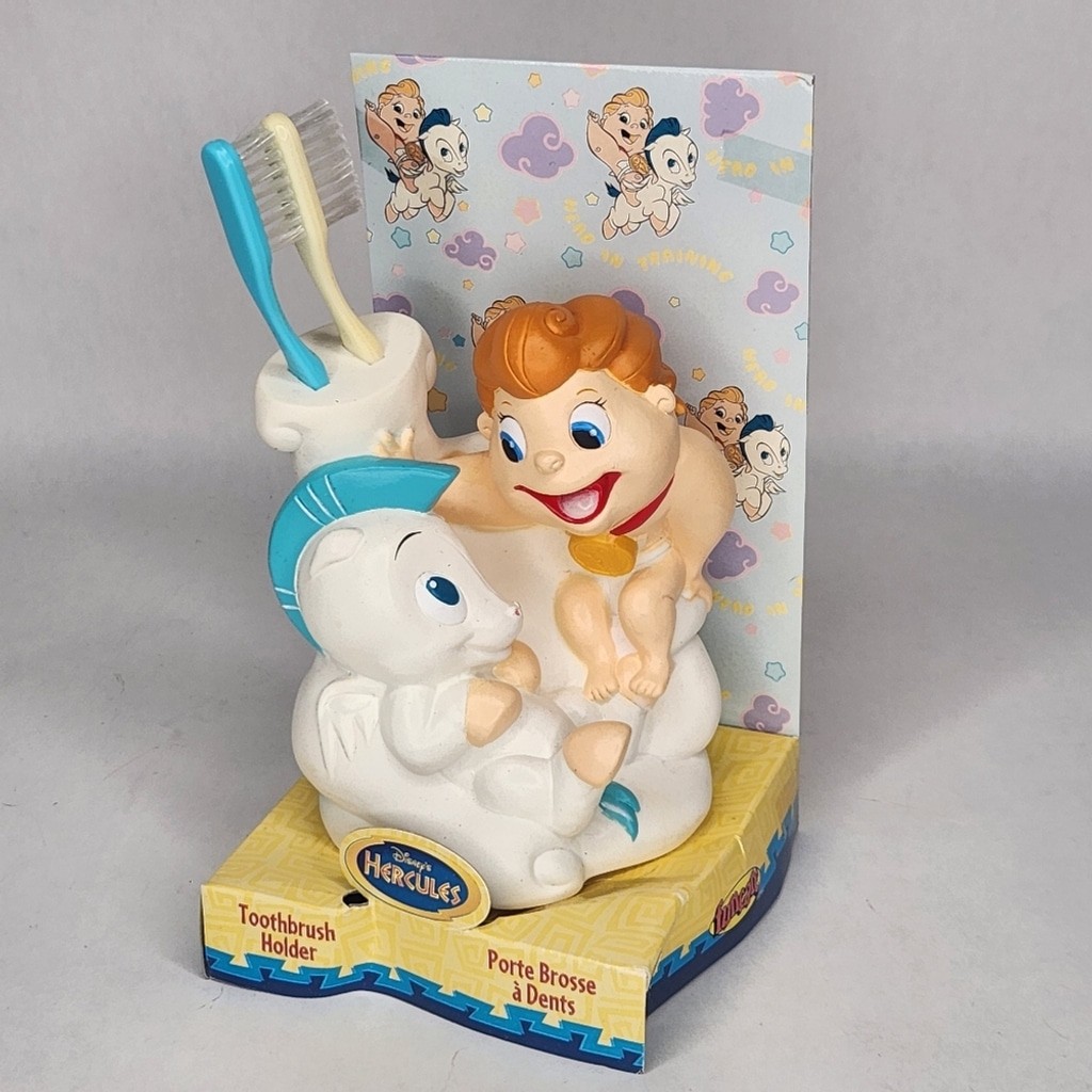Vintage Disney Hercules Baby Hercules Pegasus Toothbrush Holder New Old Stock