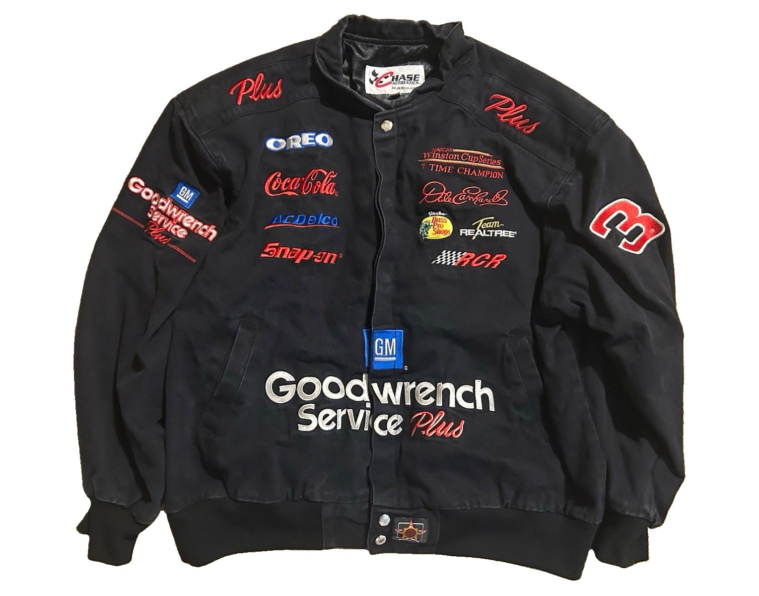 Chase Authentics NASCAR Dale Earnhardt RCR Goodwrench Service Plus Jacket 2XL