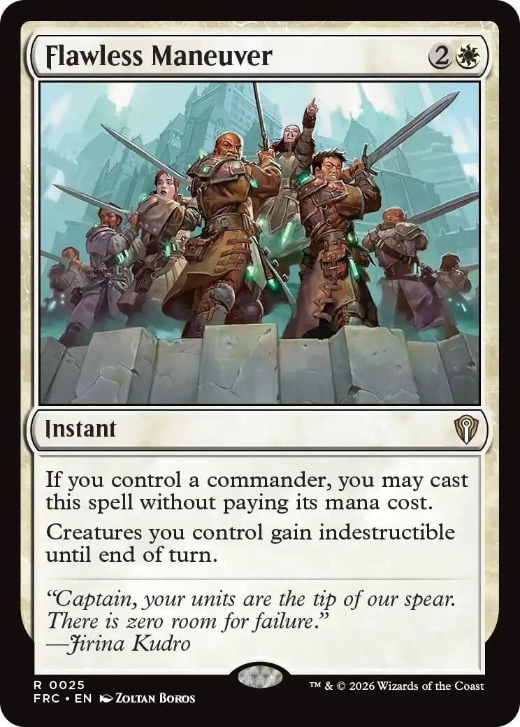 MTG FRC R Flawless Maneuver #25 NM MTG FRC R Flawless Maneuver #25 NM