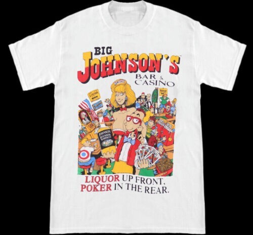 Big Johnson Vintage Funny Adult Humor Retro Novelty Graphic T-Shirt