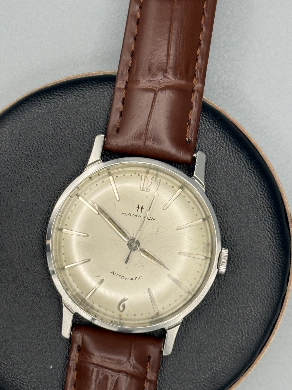 Vintage 34mm Hamilton Automatic Stainless Steel and runs great