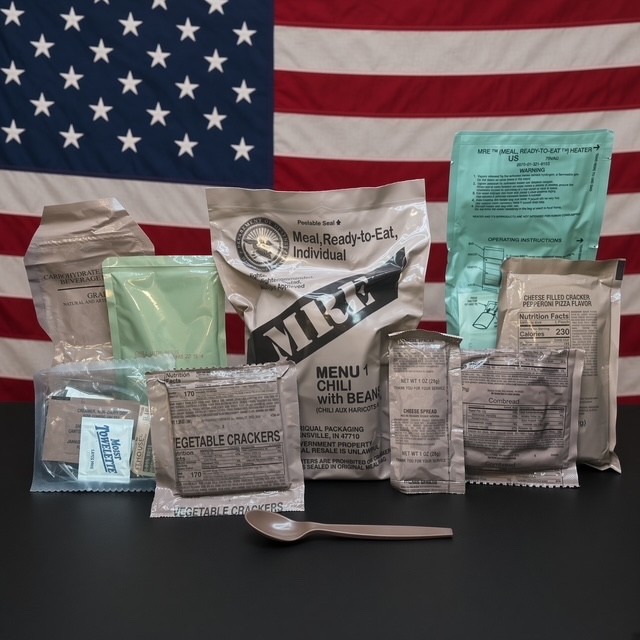 Military MRE Single Meals Authentic Exp 27 Or Better.