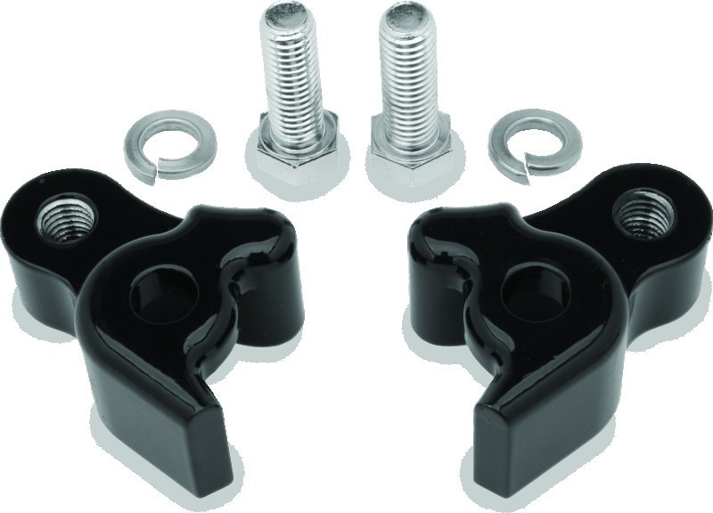 Burly Rear Lowering Blocks Black FLH/FLT 09-16 B28-42008