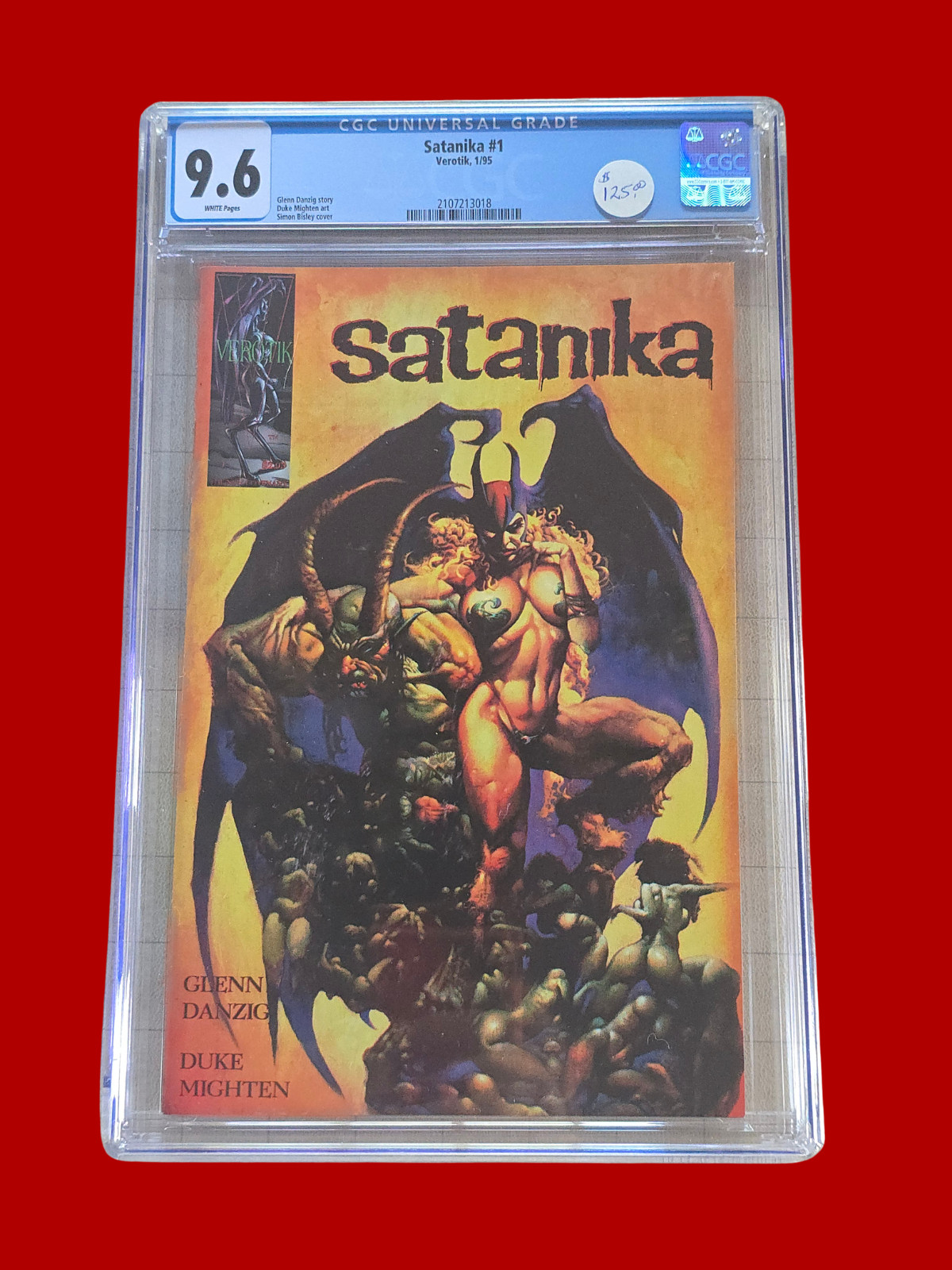 Satanika #1 Verotik 1995 Glenn Danzig CGC 9.6 Satanika #1 Verotik 1995 Glenn Danzig CGC 9.6
