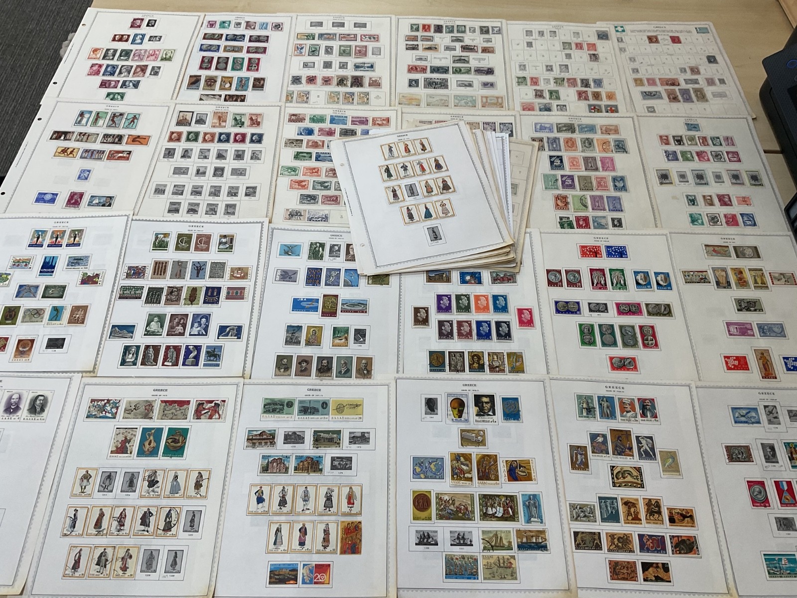 Greece stamps. Mint/used. 1861 - 1997. leaves, ex auctions material @@51 Greece stamps. Mint/used. 1861 - 1997. leaves, ex auctions material @@51