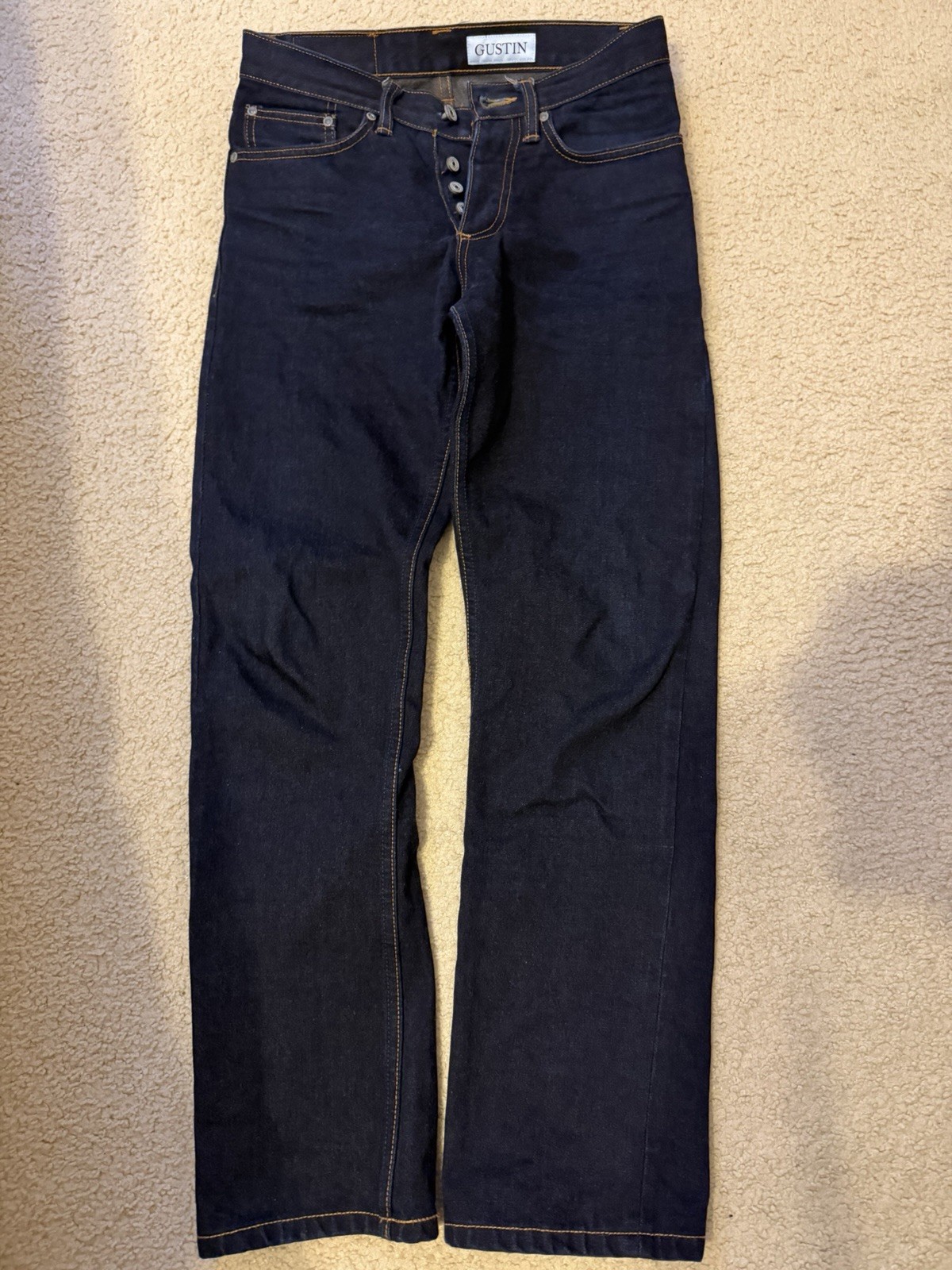 Gustin Selvedge Denim - #558 Midnight X Grey Selvedge