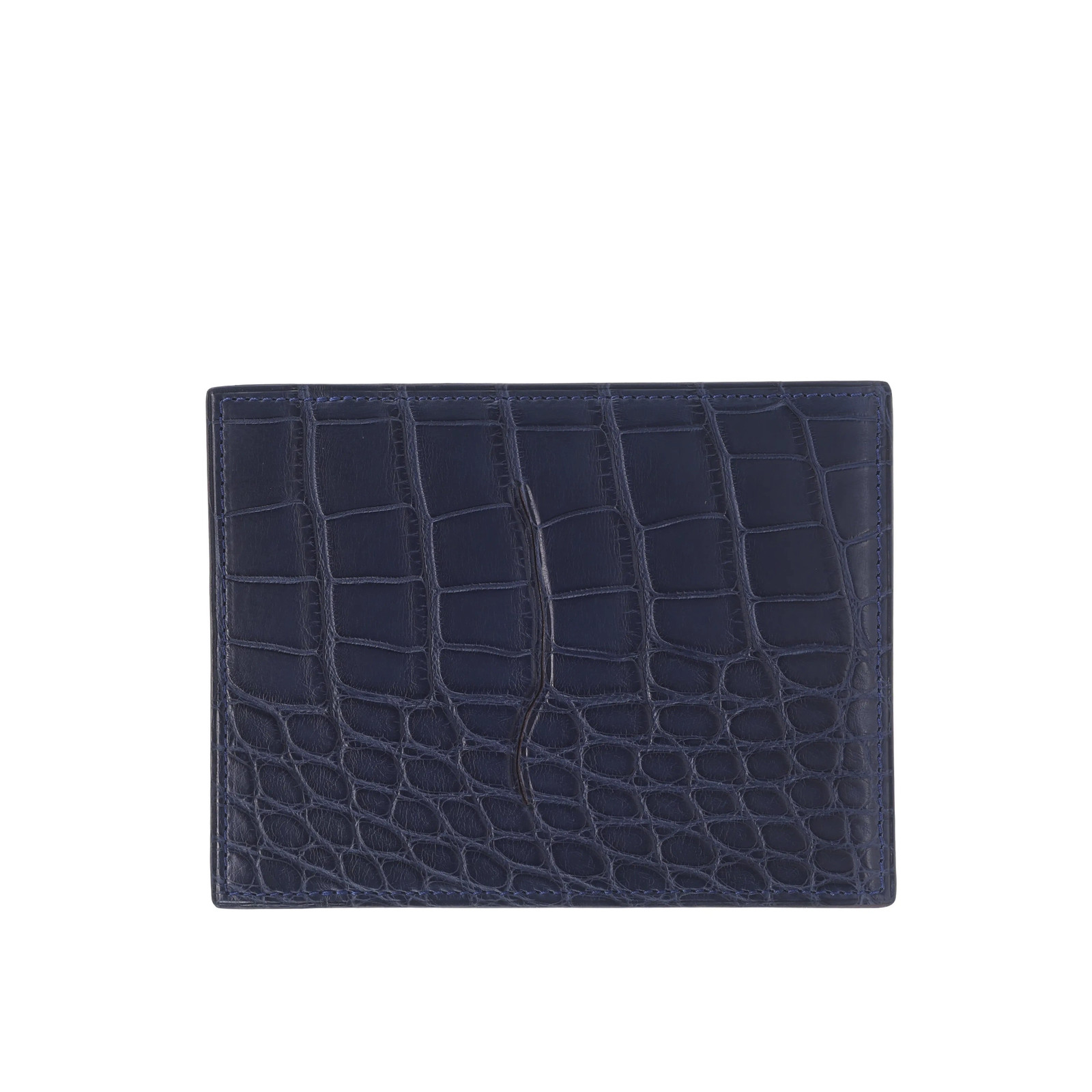 Hermès Petit H Wallet Blue Marine Turquoise Alligator Mysore Leather