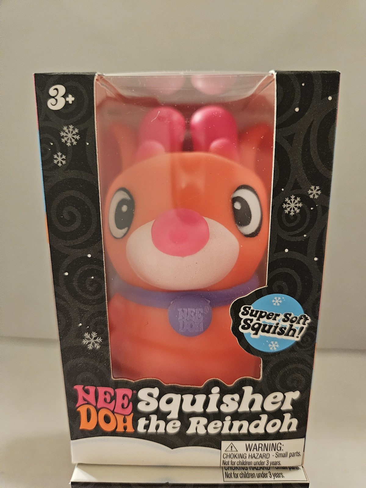 SUPER RARE Nee Doh Squisher the Reindoh Super Soft Squishy Squeeze Toy Orange 🧡 SUPER RARE Nee Doh Squisher the Reindoh Super Soft Squishy Squeeze Toy Orange 🧡