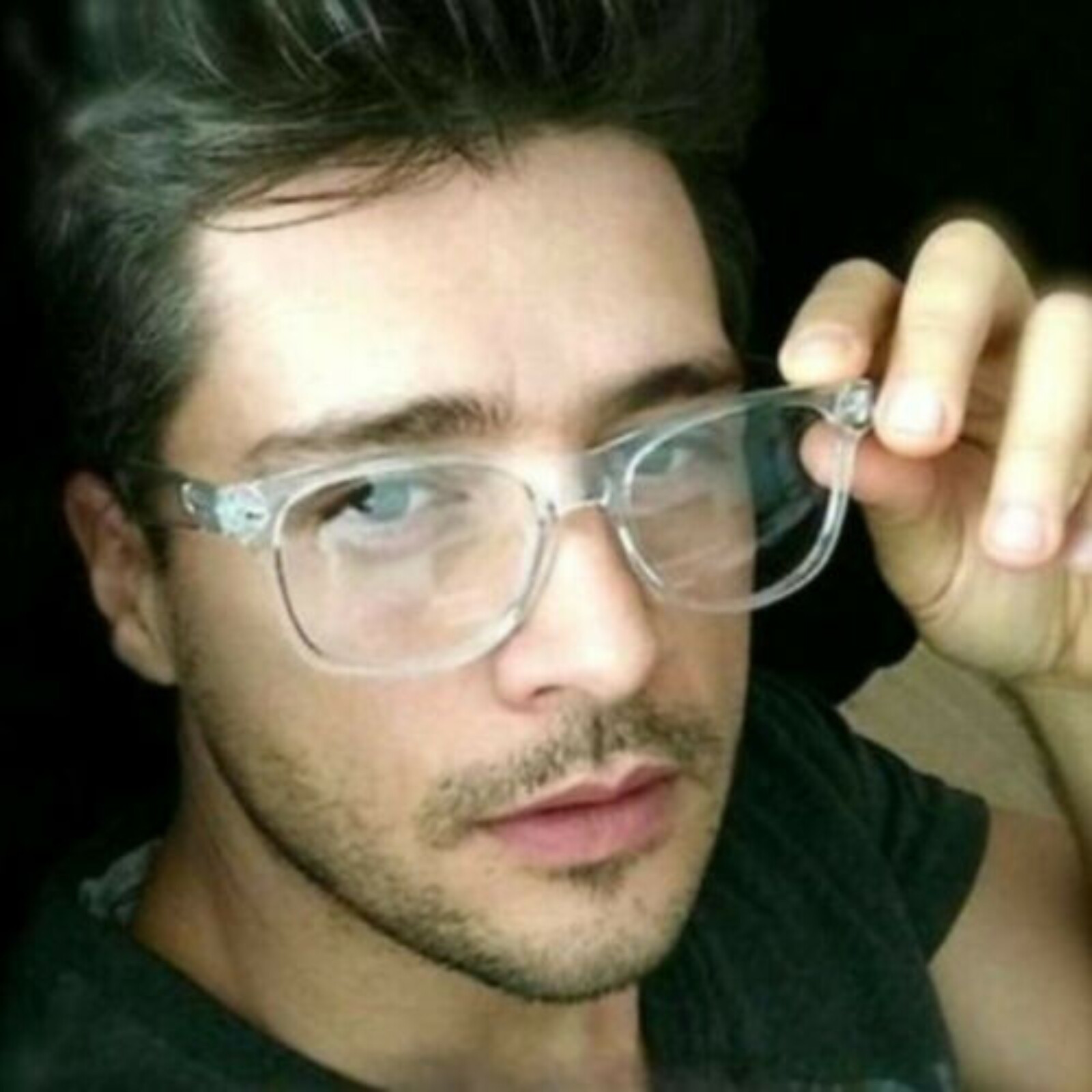 Retro Transparent Frame Classic Vintage Mens Horn Rimmed Clear Lens Eye Glasses Retro Transparent Frame Classic Vintage Mens Horn Rimmed Clear Lens Eye Glasses