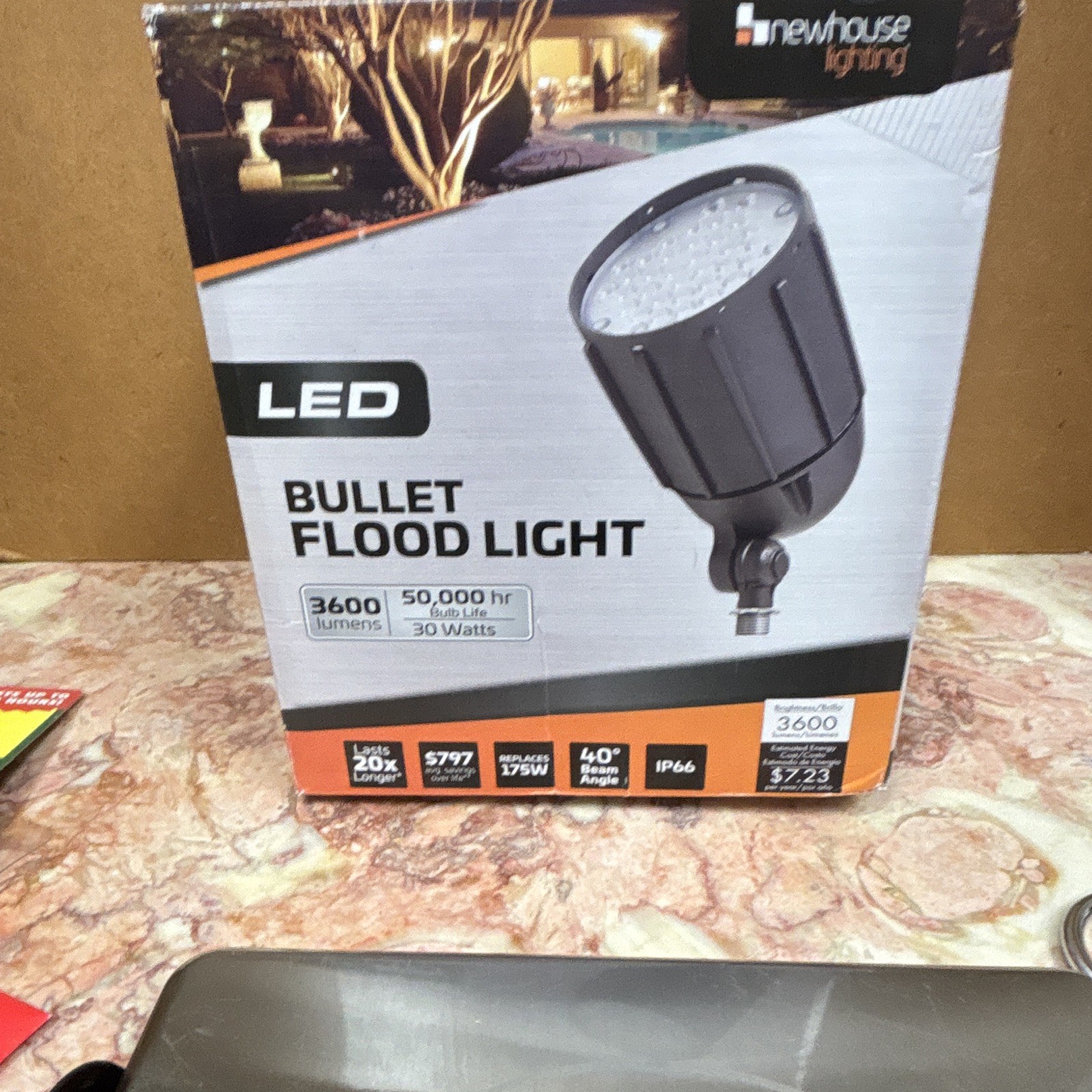 Newhouse Lighting 30W LED Bullet Flood Light 3600lm IP66 Weatherproof Black Newhouse Lighting 30W LED Bullet Flood Light 3600lm IP66 Weatherproof Black