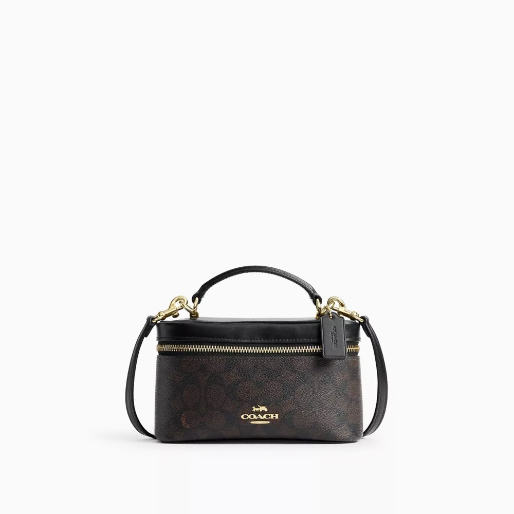 NWT Coach Rainer Crossbody Bag 18 In Signature Canvas CEO23 IM/WALNUT/BLACK NWT Coach Rainer Crossbody Bag 18 In Signature Canvas CEO23 IM/WALNUT/BLACK