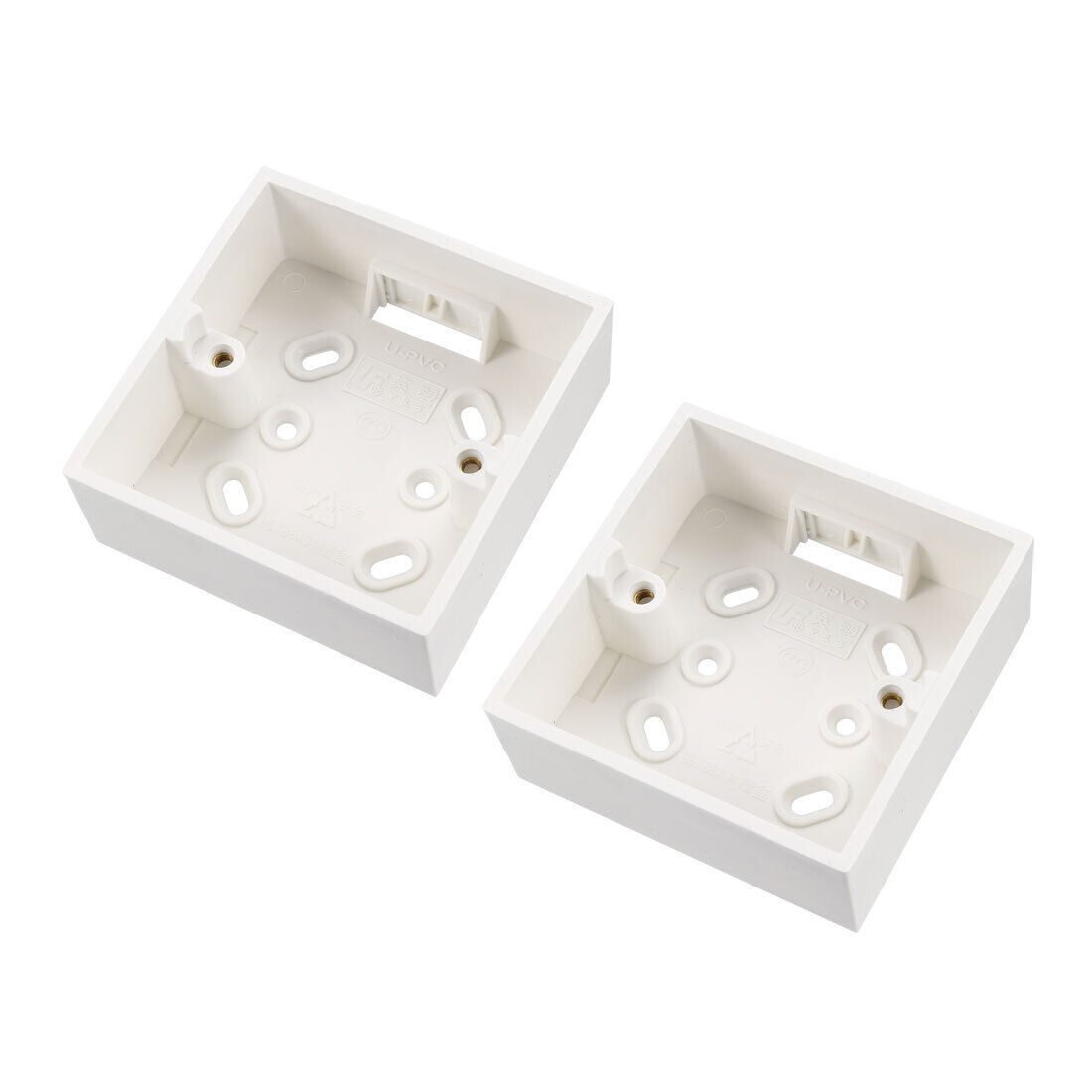 2pcs Wall Switch Box Electrical Outlet Mounting Cassette Single Gang