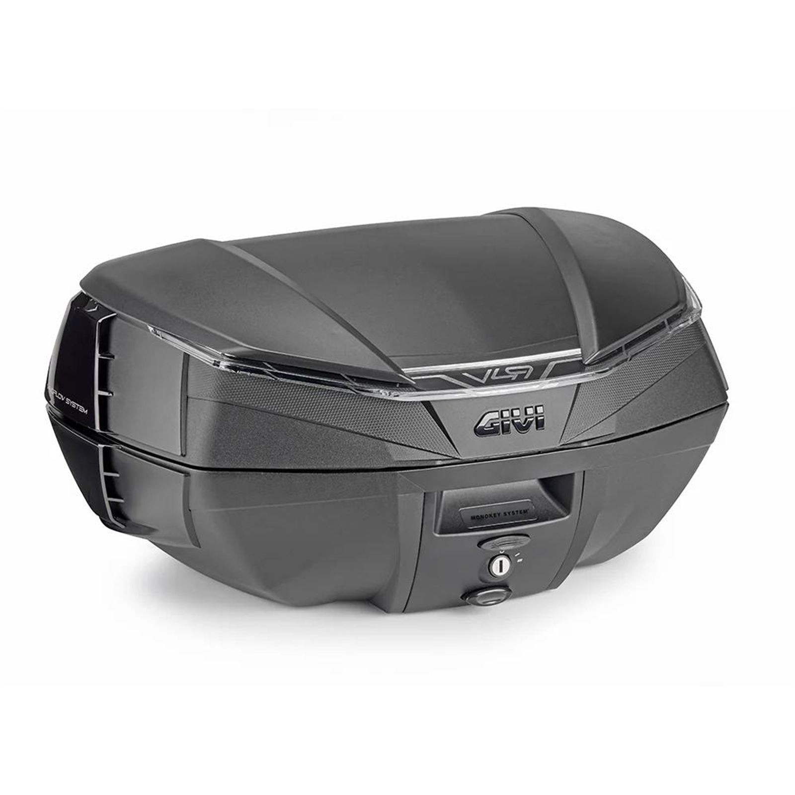 Givi V49NB Air Monokey Top Case - 49/Liter - Blackout Edition V49NB Givi V49NB Air Monokey Top Case - 49/Liter - Blackout Edition V49NB