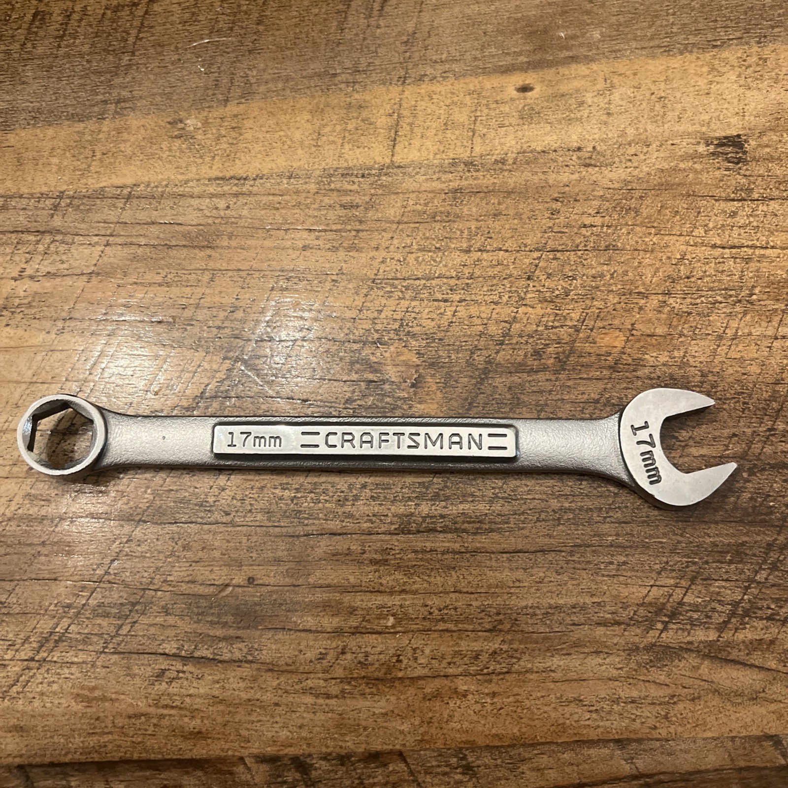 Craftsman 6 point 17mm combination wrench made in USA VA 42874 6pt Craftsman 6 point 17mm combination wrench made in USA VA 42874 6pt