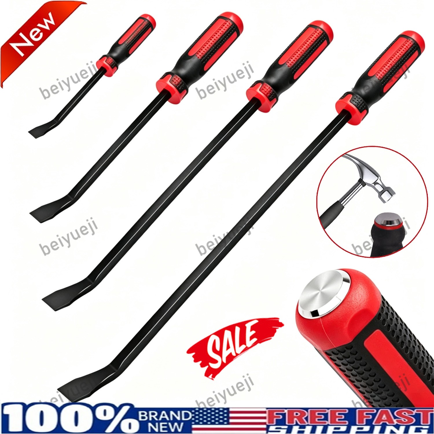 4 Piece Pry Bar Set 8\ 4 Piece Pry Bar Set 8\