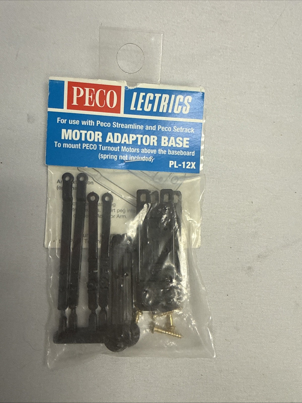 Peco Lectrics PL-12X Motor Adaptor Base BAG-DEF Peco Lectrics PL-12X Motor Adaptor Base BAG-DEF