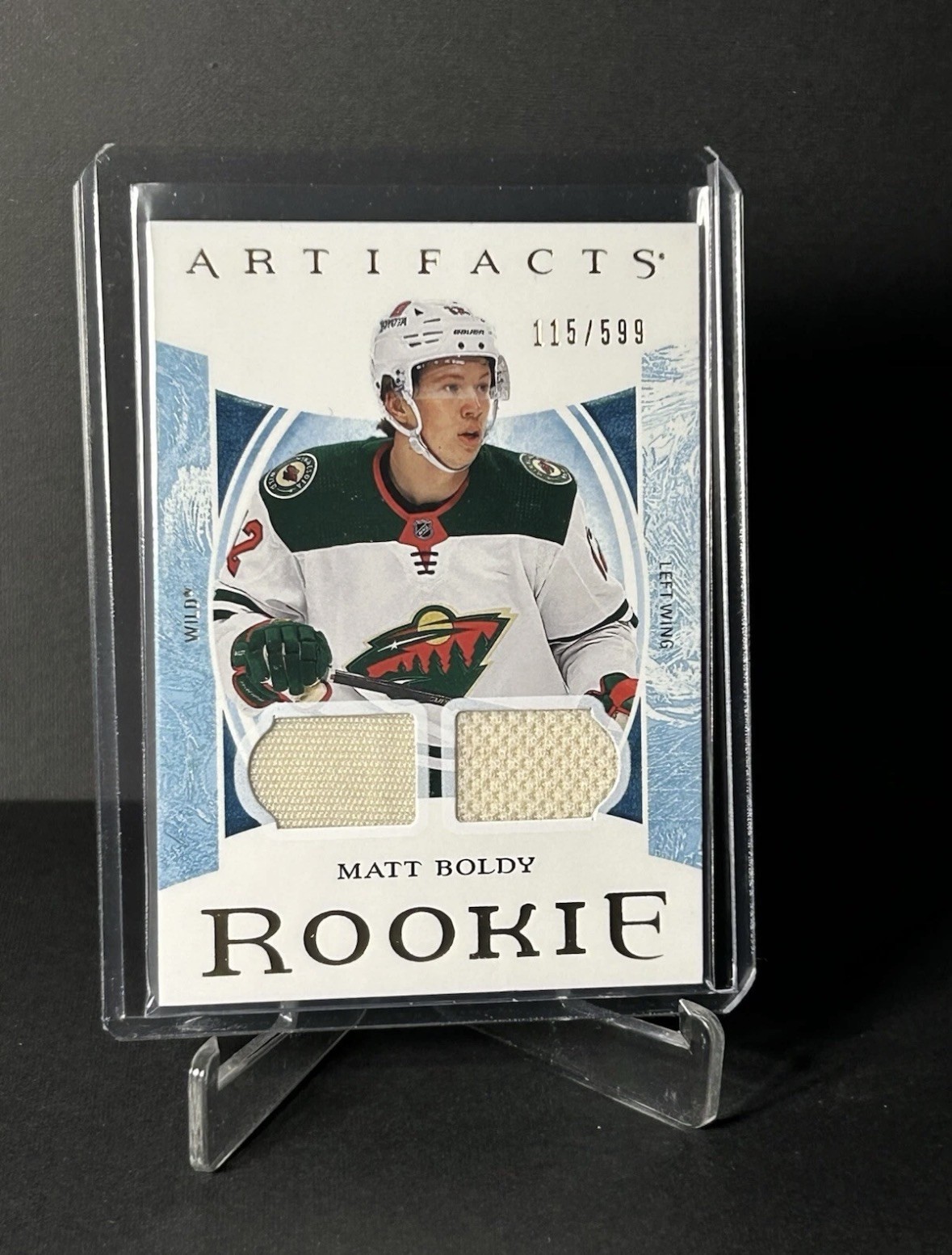 2022-23 UD ARTIFACTS #176 MATT BOLDY ROOKIE DUAL JERSEY 115/599💥💥 2022-23 UD ARTIFACTS #176 MATT BOLDY ROOKIE DUAL JERSEY 115/599💥💥
