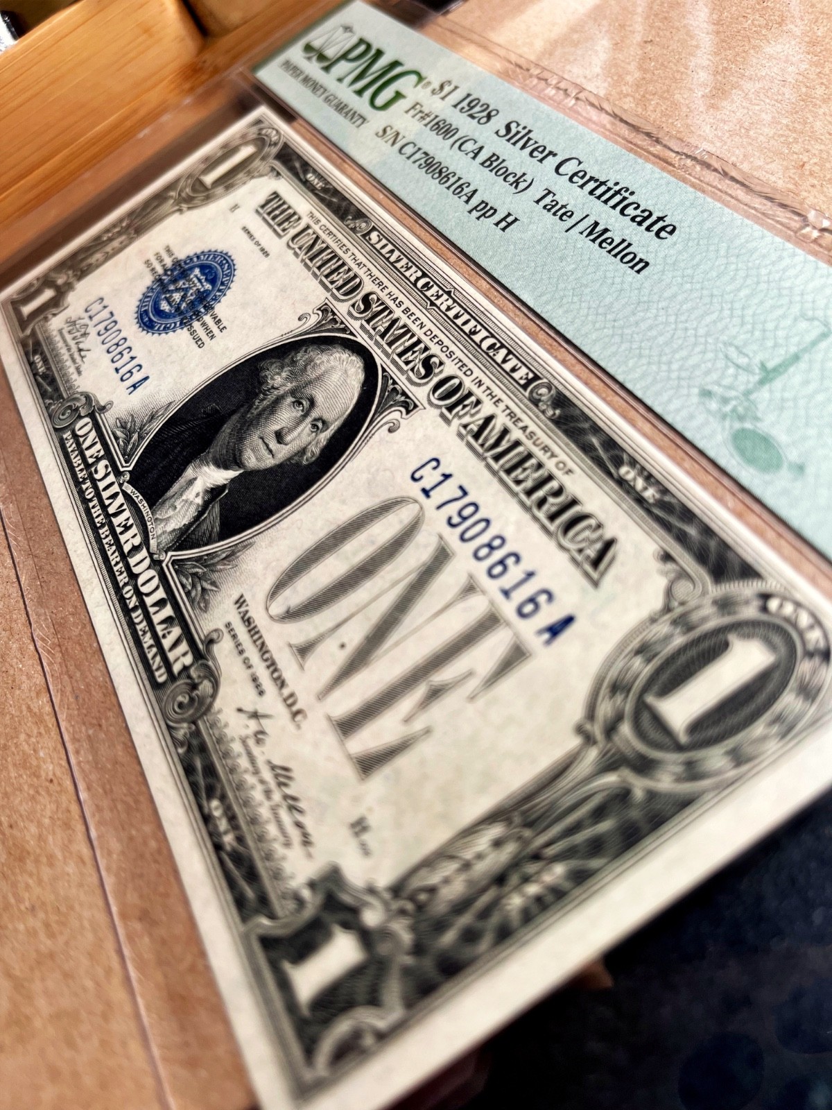 Fr. 1600 1928 $1 Silver Certificate 