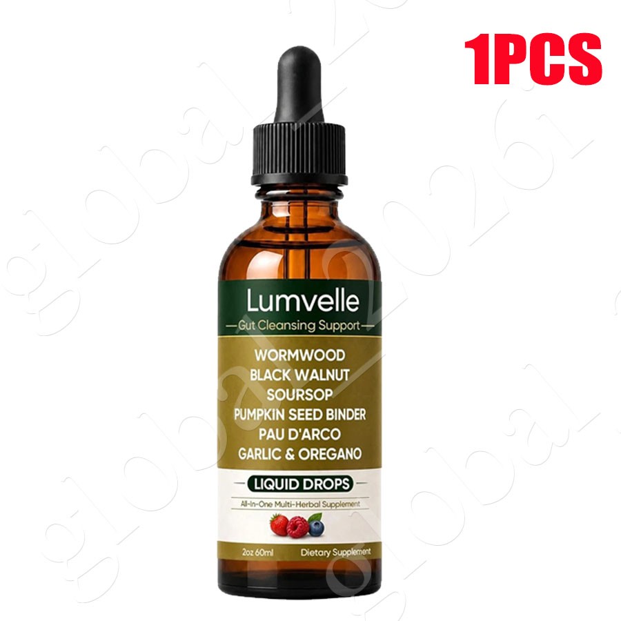 3x LUMVELLE Wild Harvested Wormwood Herbal Liquid Botanical Supplement Drops 