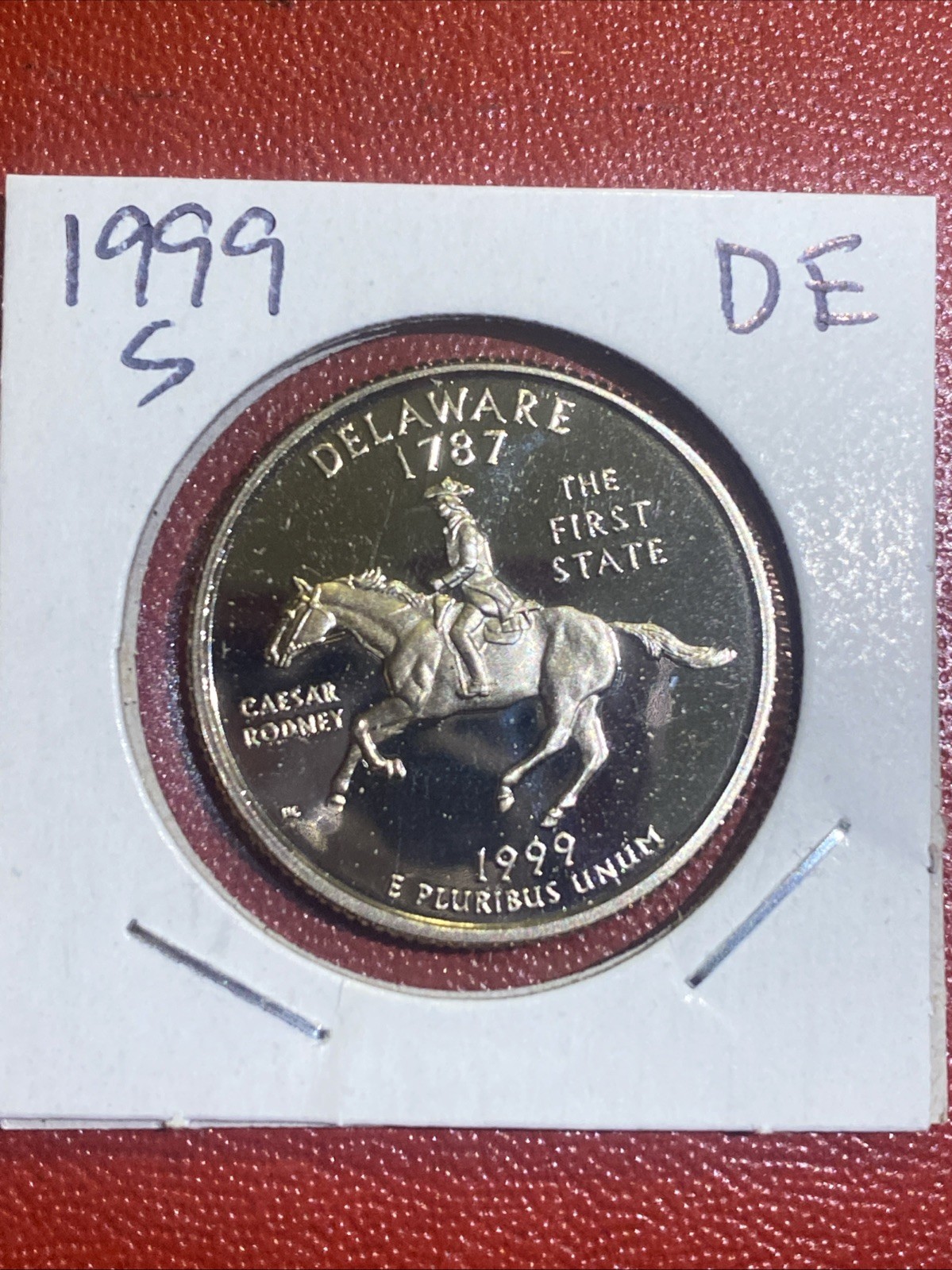 1999-S Delaware State Quarter Proof 1999-S Delaware State Quarter Proof