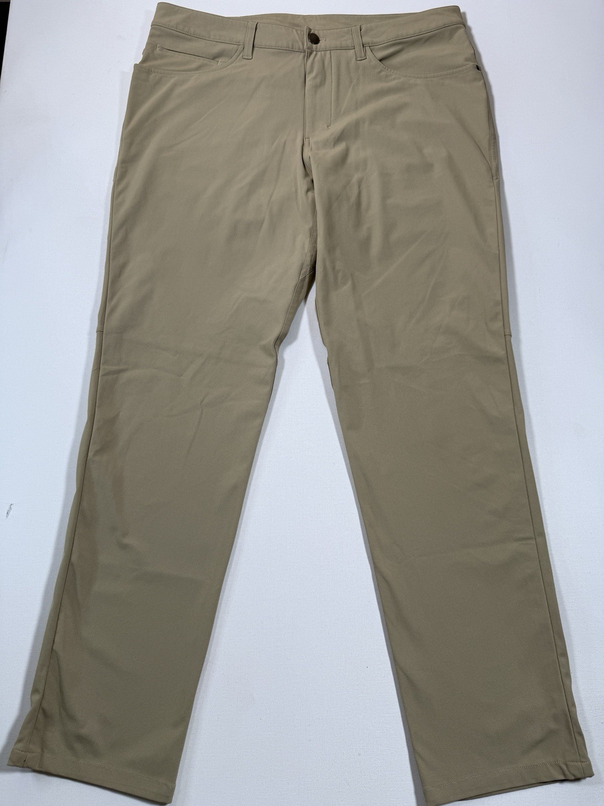 Lululemon Pants Mens 34x32 Beige ABC Classic Warpstreme Stretch 5 Pocket LM5583S Lululemon Pants Mens 34x32 Beige ABC Classic Warpstreme Stretch 5 Pocket LM5583S