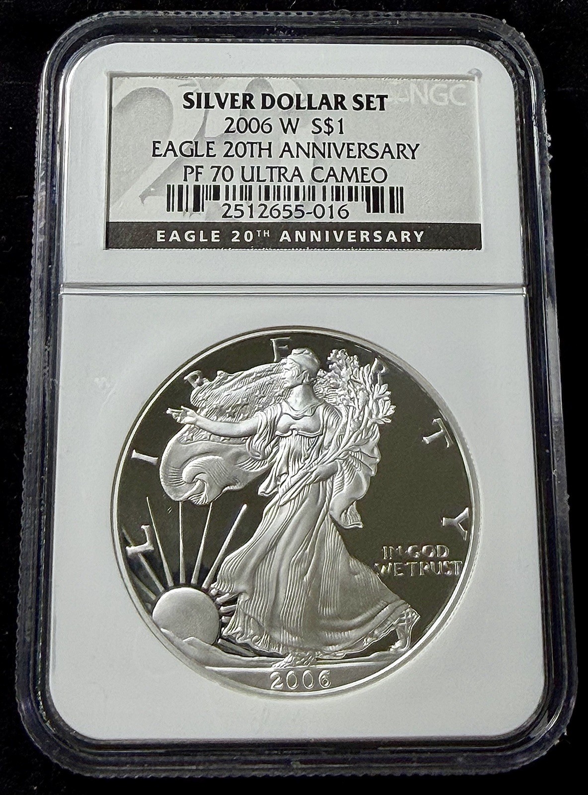 2006-W Proof Silver Eagle 20th Anniversary Set NGC PF70 Ultra Cameo 2006-W Proof Silver Eagle 20th Anniversary Set NGC PF70 Ultra Cameo