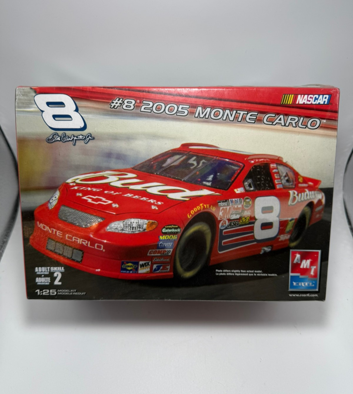 AMT Ertl #8 2005 Budweiser Monte Carlo Dale Earnhardt Jr Model Kit 1/25 Sealed