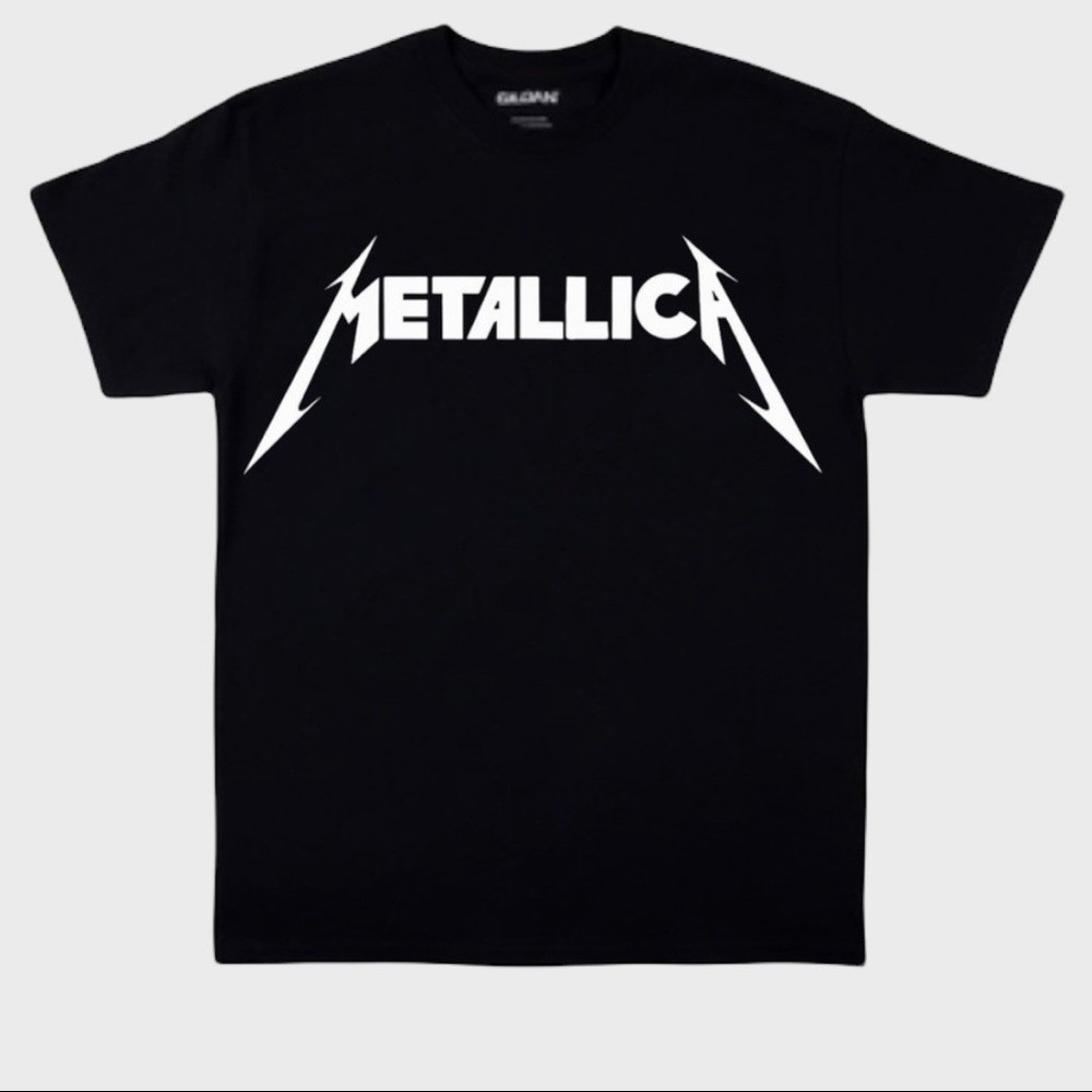 Metallica Classic Logo Rock Metal Tee Shirt New Metallica Classic Logo Rock Metal Tee Shirt New