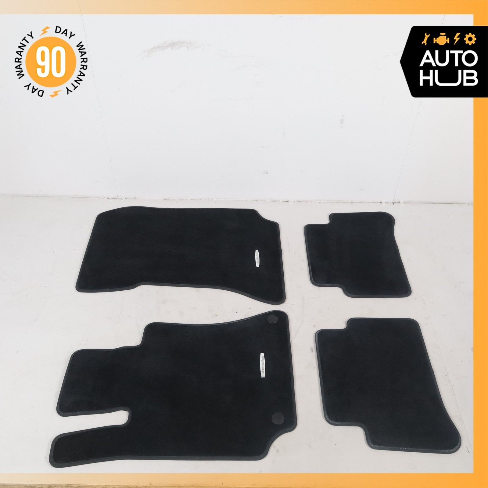 10-16 Mercedes W212 E350 E550 Sedan Front & Rear Floor Mat Carpet Set OEM