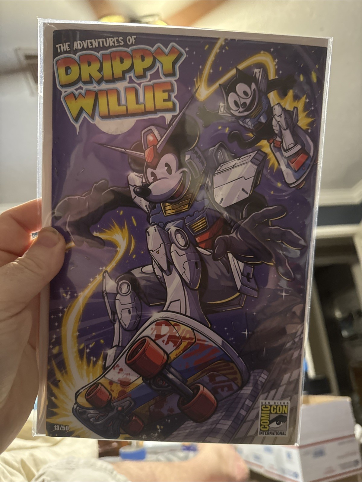 Kickstradomis Drippy Willie #1 2026 37/50 Signed Cover of Drippy Willie SDCC 26 Kickstradomis Drippy Willie #1 2026 37/50 Signed Cover of Drippy Willie SDCC 26