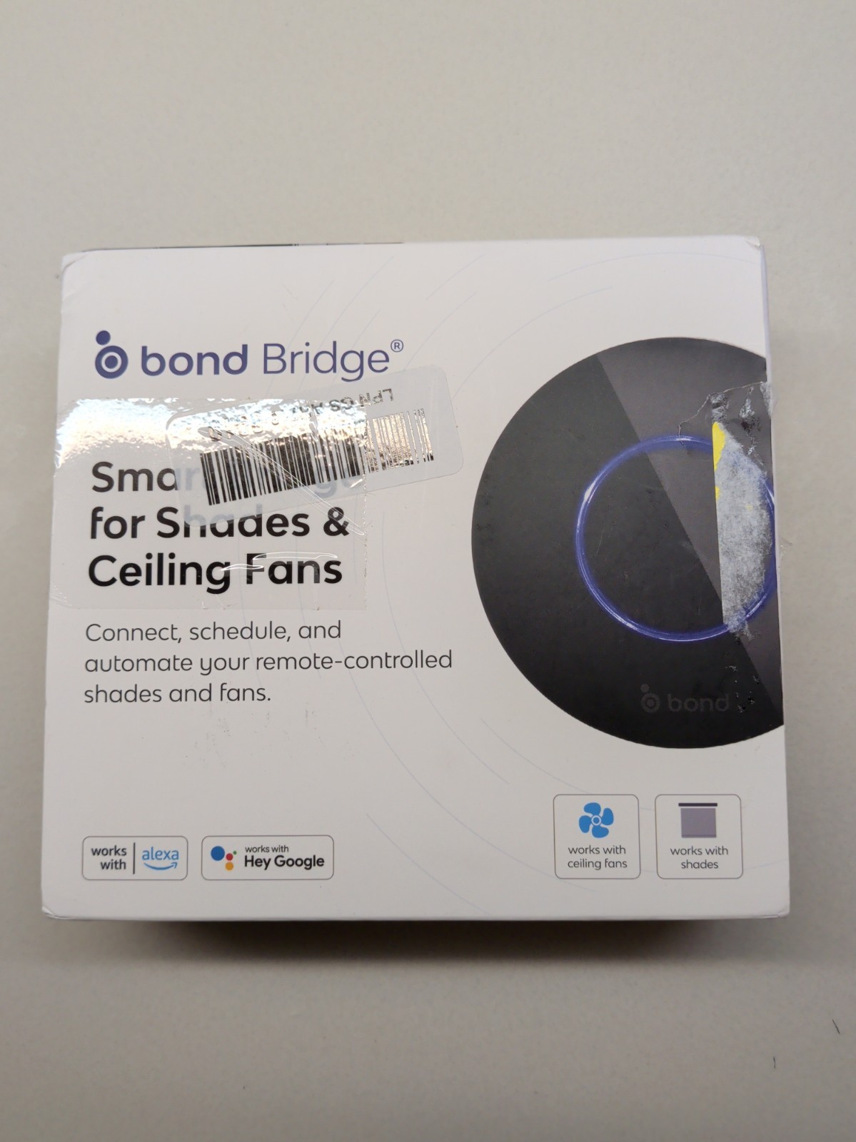 BOND Bridge Add Wifi to Ceiling Fan, Fireplace or Motorized shades works w Alexa BOND Bridge Add Wifi to Ceiling Fan, Fireplace or Motorized shades works w Alexa