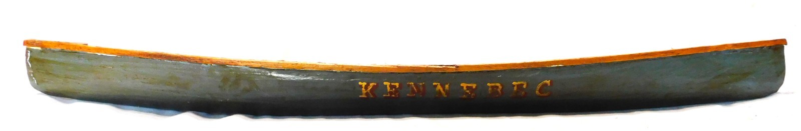Antique Kennebec Canoe Co Wooden Factory Display Model Maine c1920 27.5\