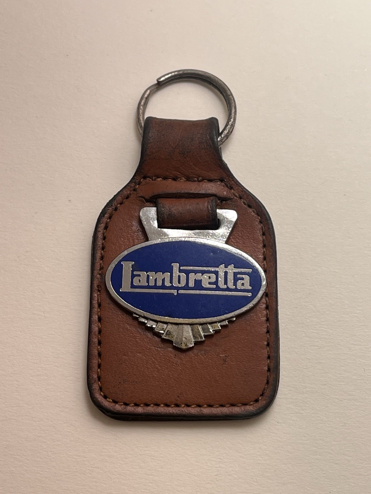 Vintage 1960s Lambretta Scooter Keyring