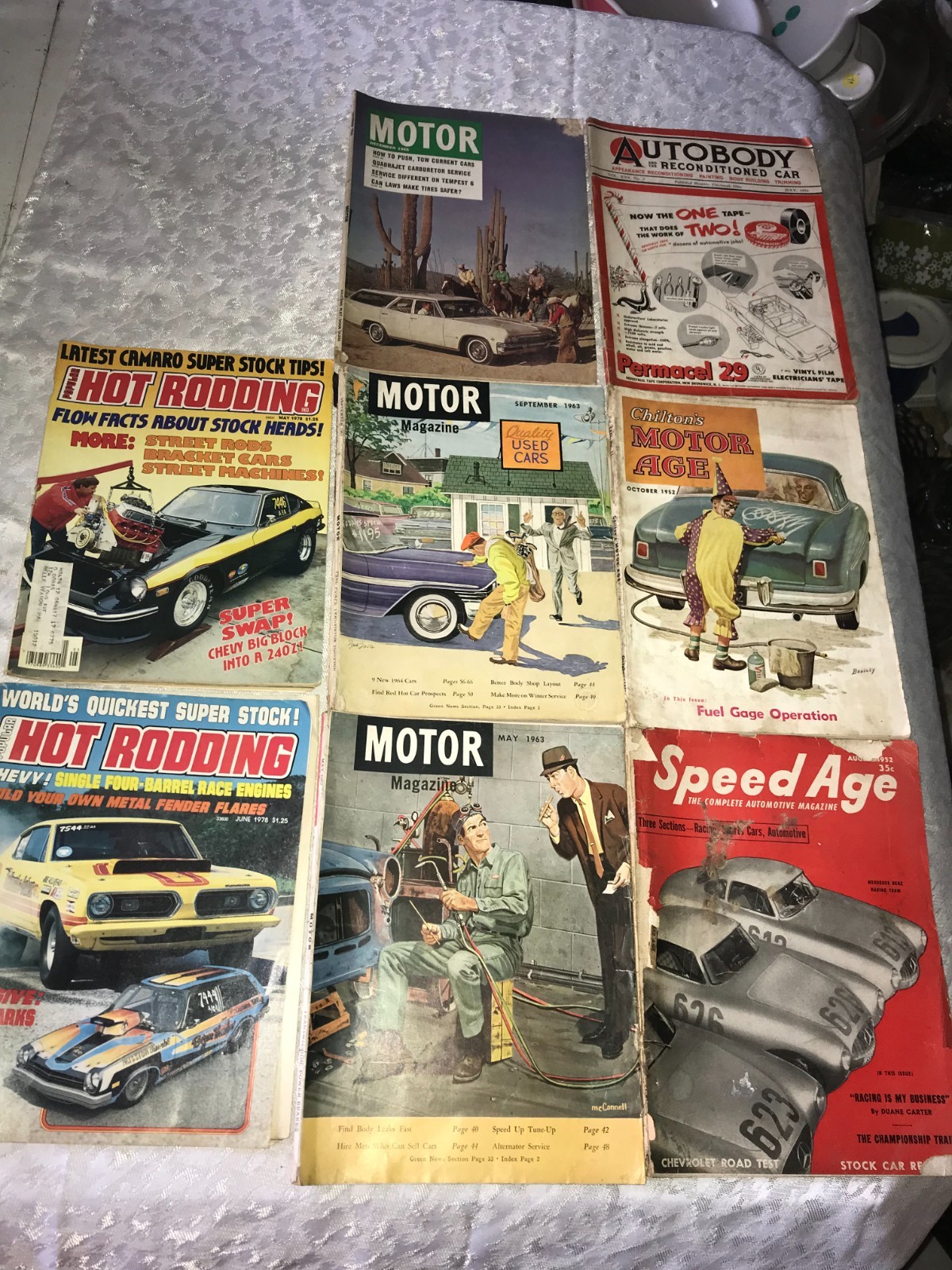8 RARE Vintage 1950s-1970s MOTOR Age MAGAZINES Car Culture MOTORHEAD Hot Rodding 8 RARE Vintage 1950s-1970s MOTOR Age MAGAZINES Car Culture MOTORHEAD Hot Rodding