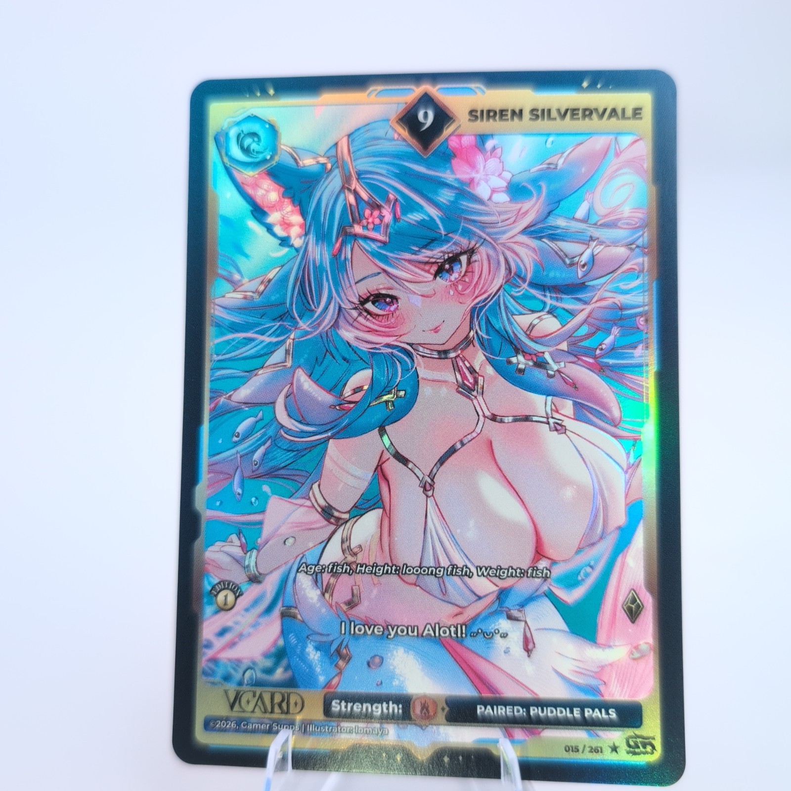 Gamersupps Vcard Fractured Paradox Siren Silvervale Holo 9 1st Edition 015 Gamersupps Vcard Fractured Paradox Siren Silvervale Holo 9 1st Edition 015