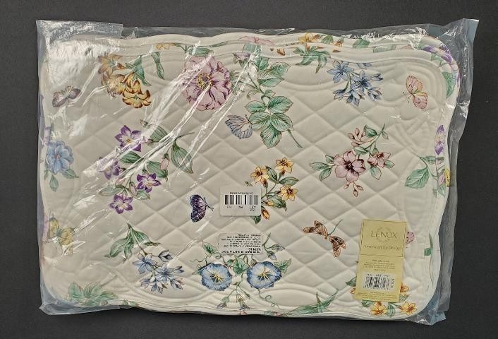 Lenox American by Design Butterfly Meadow Quilted Placemats Set of 4 - 19x12.5\ Lenox American by Design Butterfly Meadow Quilted Placemats Set of 4 - 19x12.5\