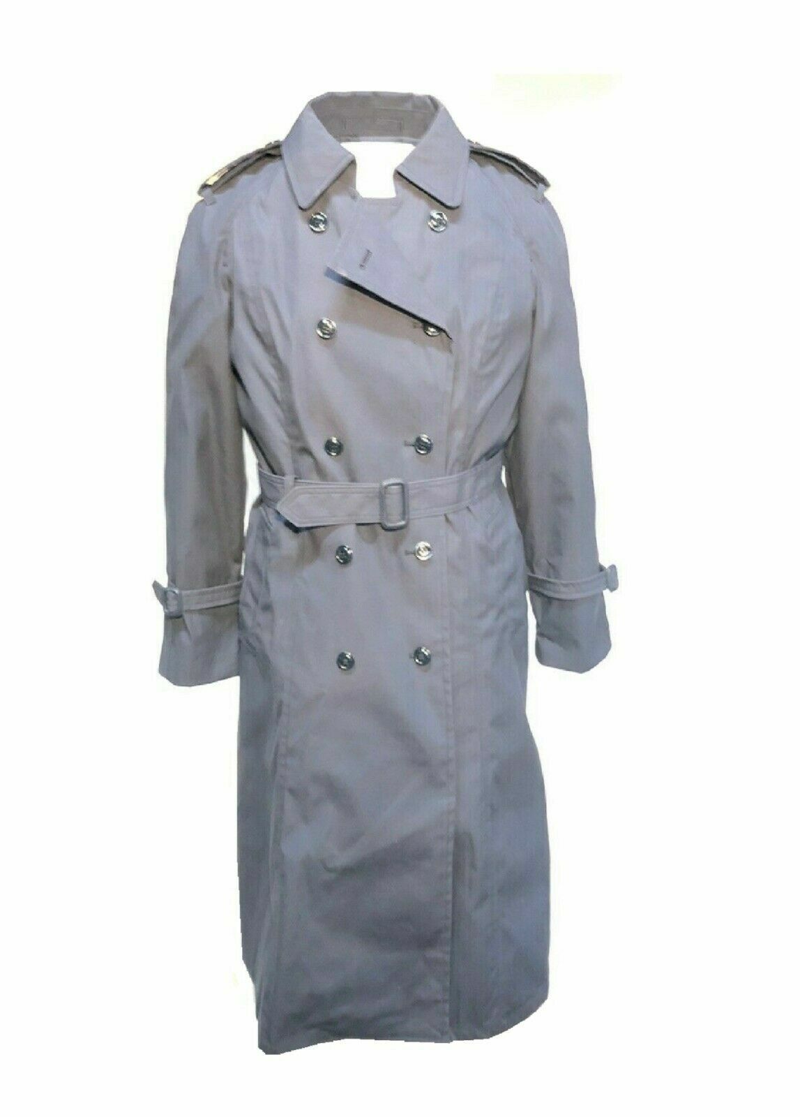 USGI Women's (Size 18R) U.S. Air Force USAF Blue All Weather Trench Overcoat