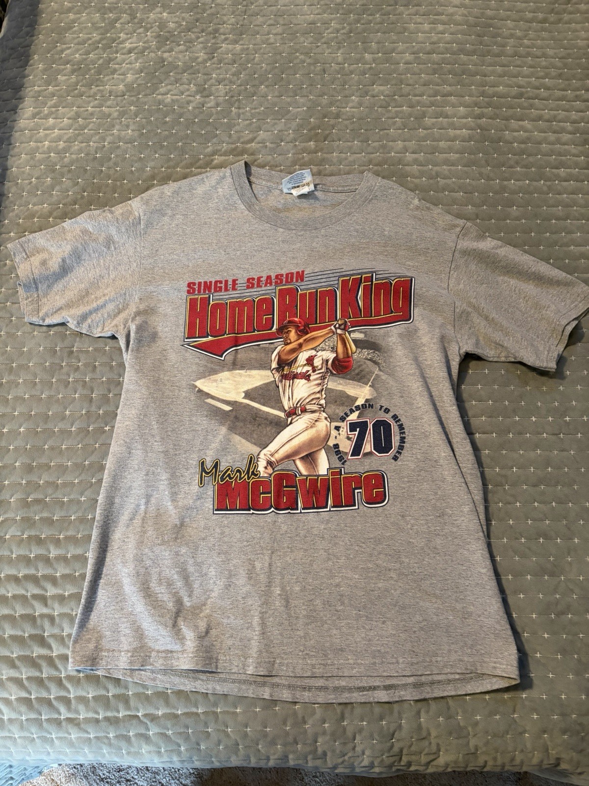MARK MCGUIRE SHIRT, LEE SPORT (Gray) Size: Large MARK MCGUIRE SHIRT, LEE SPORT (Gray) Size: Large