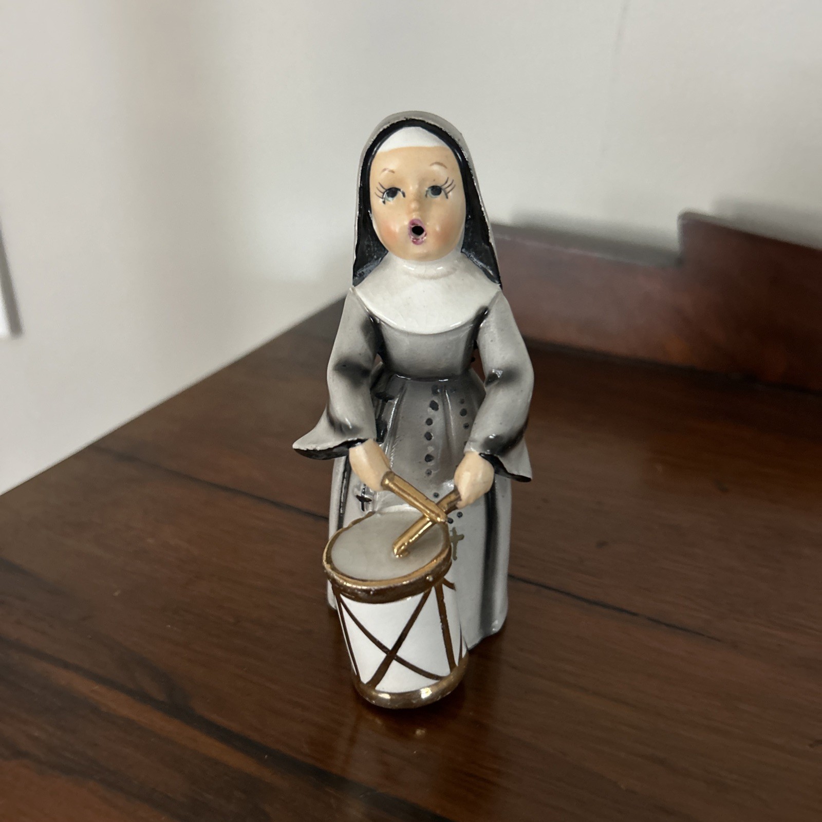 Nun Playing Drums Japan Vintage Nun Playing Drums Japan Vintage