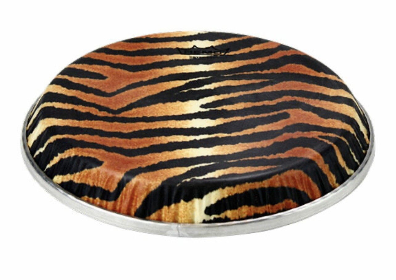 CONGA SYMMETRY Drumhead, 10.75” SKYNDEEP TIGER STRIPE GRAPHIC M4-1075-S6-D2007