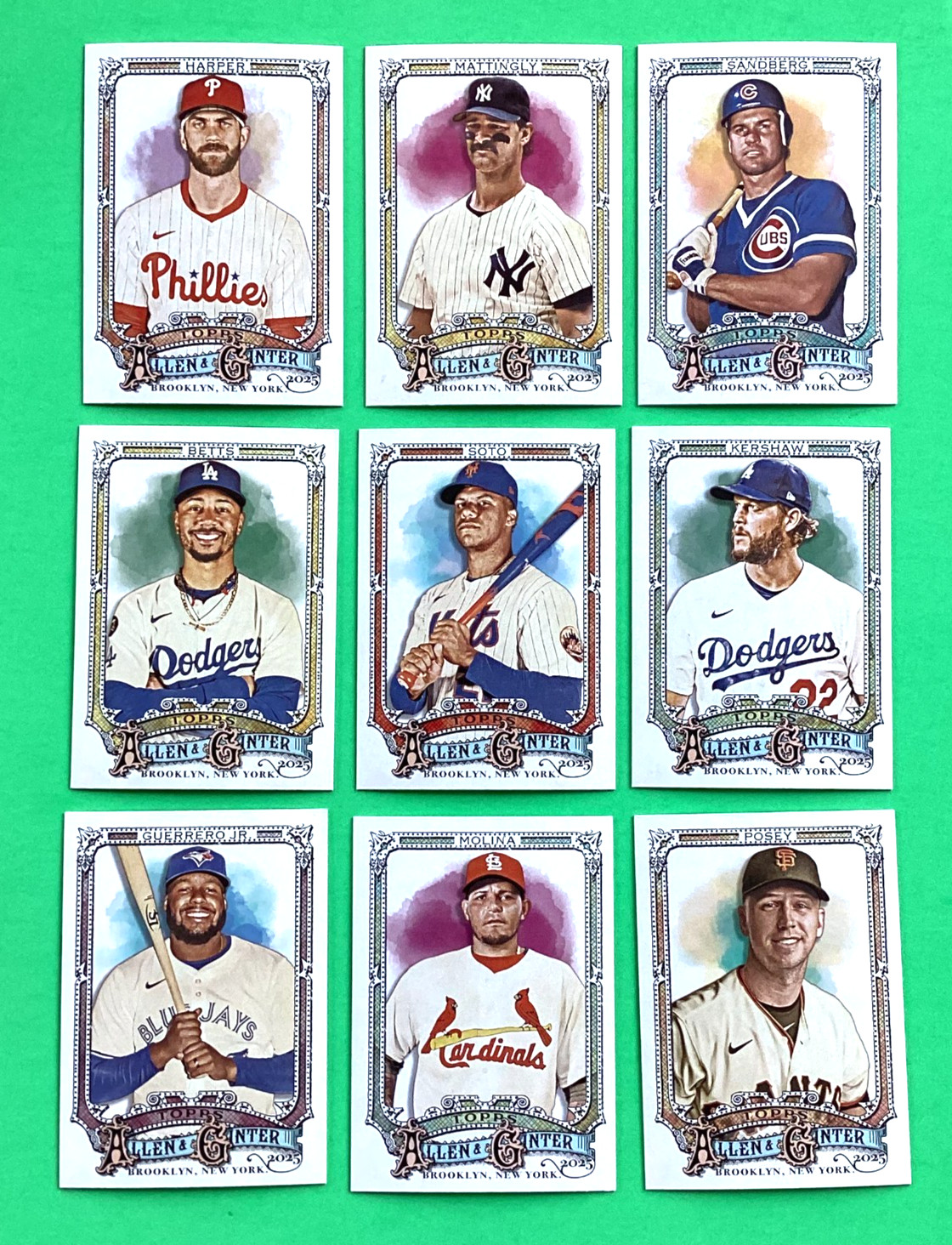 Lot  of . 300 MIXED . 2025 Topps ALLEN GINTER . W /  STARS & R/C . + BONUS
