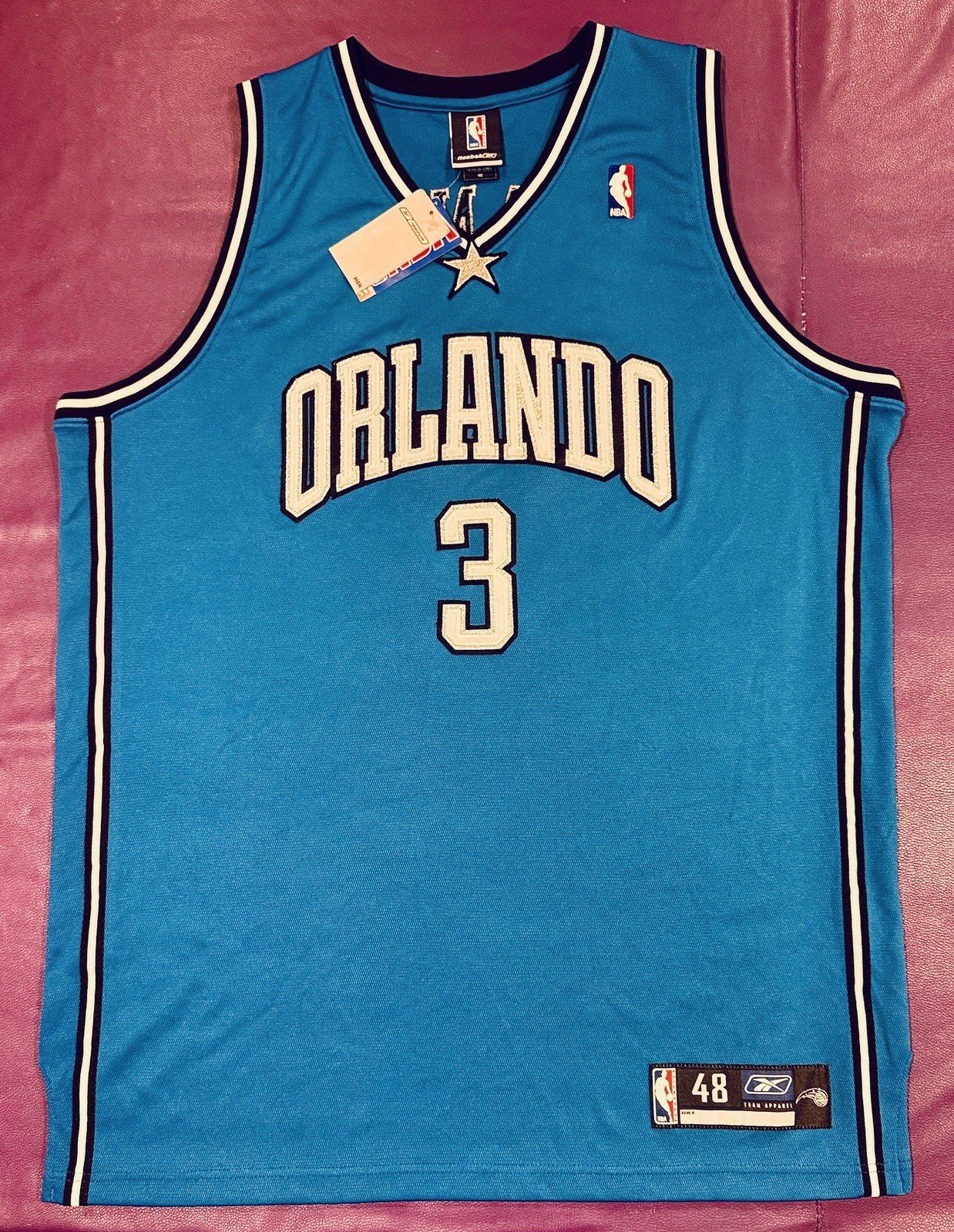 Authentic Stephon Marbury #3 Orlando Magic 2004 Reebok On Court Jersey 48 NWT Authentic Stephon Marbury #3 Orlando Magic 2004 Reebok On Court Jersey 48 NWT