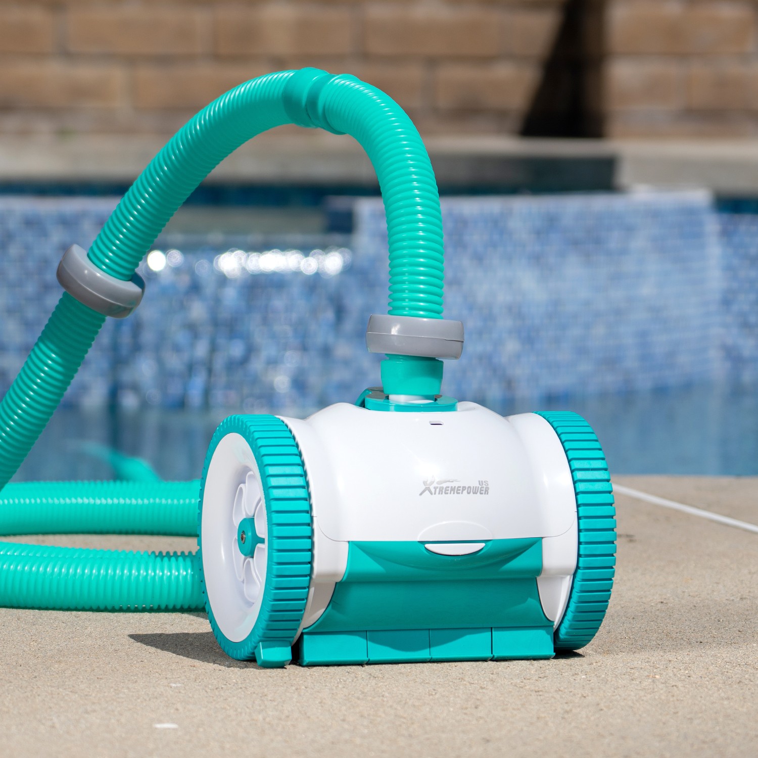 XtremepowerUS InGround Automatic Suction-Side Swimming Pool Cleaner w/ Hose Set