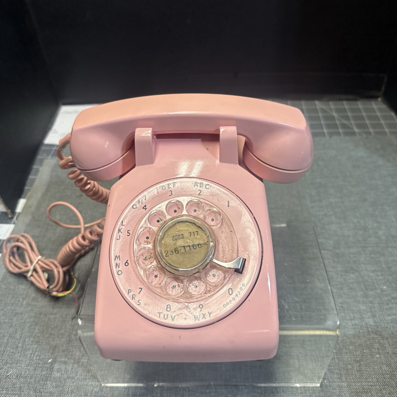 Western Electric Bell System Pink 500 Rotary Phone Vintage Original Western Electric Bell System Pink 500 Rotary Phone Vintage Original