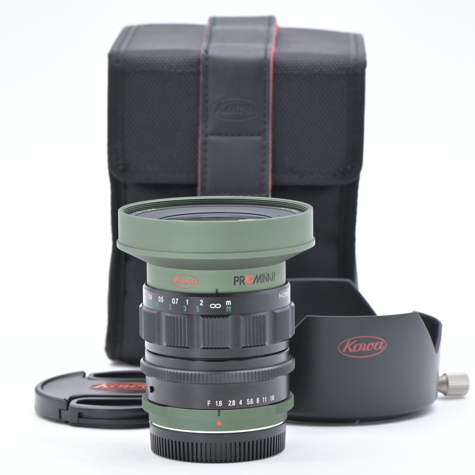 Kowa PROMINAR 12mm f/1.8 Green [Top Mint] US Stock